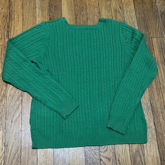 Green IZOD Petite Sweater Possible Size Large Petite - Picture 2 of 4